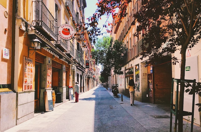 street in madrid