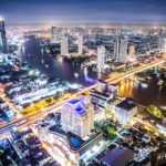 Picture of the Bangkok skyline shot from the location where they filmed The Hangover movie.