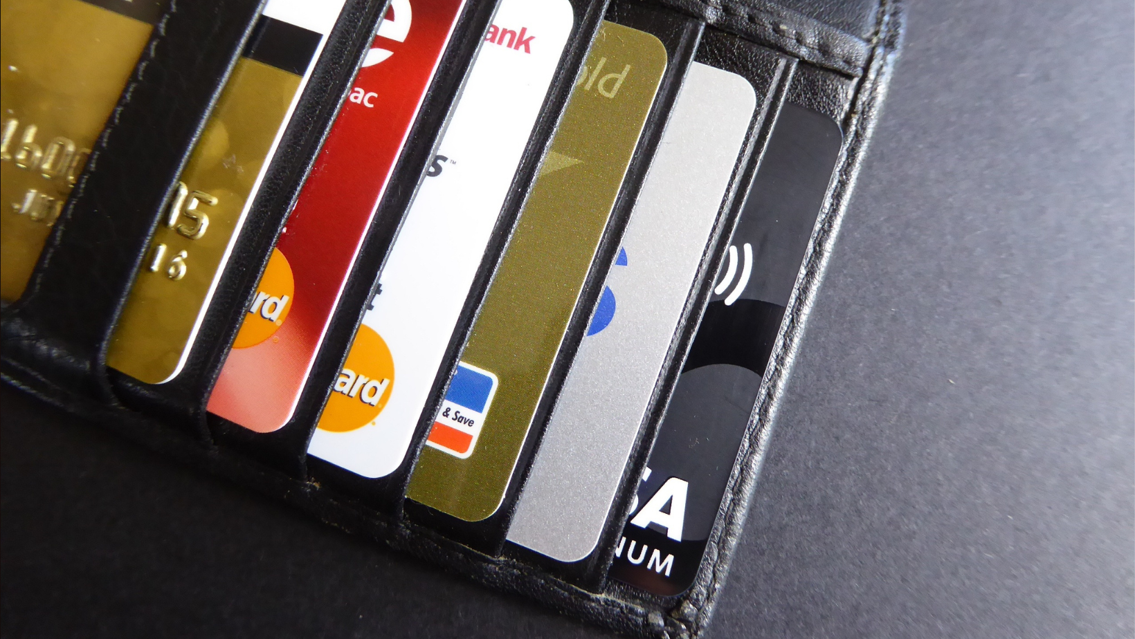 credit cards in wallet