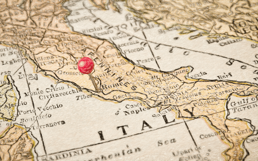 map of italy
