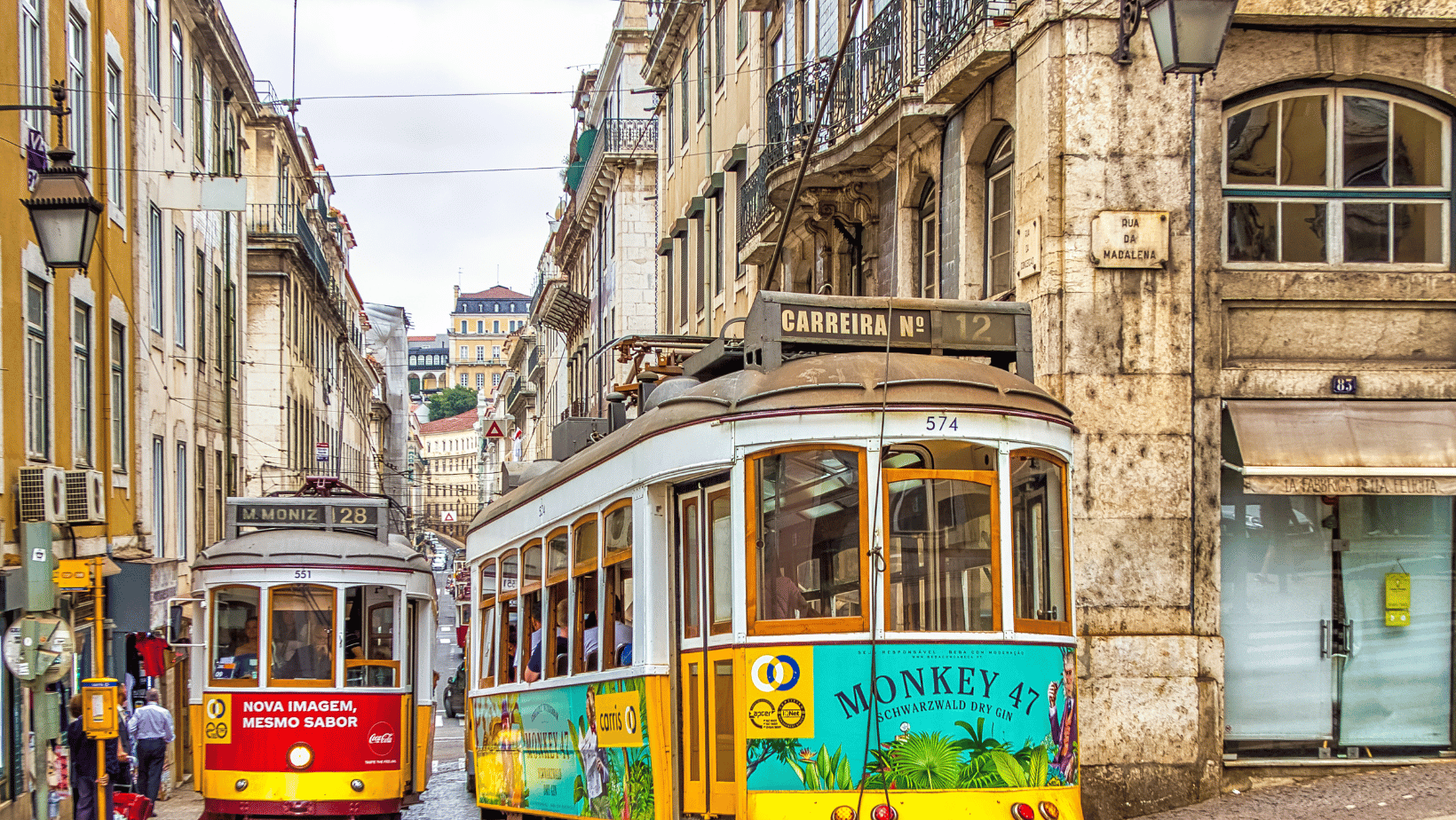 tram in portugal city